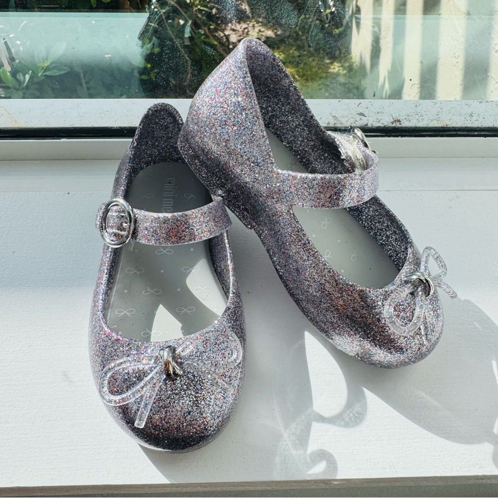 MINI MELISSA Sweet Love baby ballerina jelly shoes